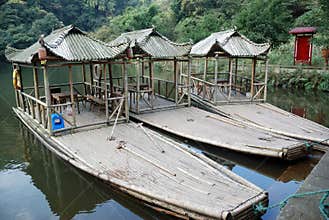 Bamboo boats