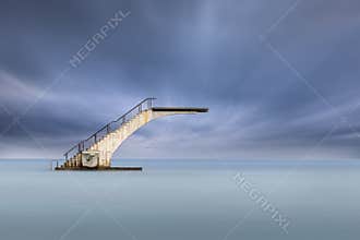 Diving into the blue