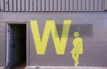restroom sign (women)