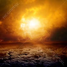 Dramatic nature background