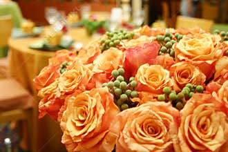 Orange thai roses 015