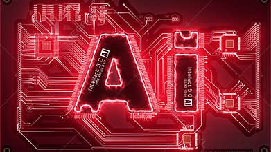 AI. Artificial Intelligence concept.