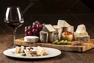Wine and cheese plate specialties