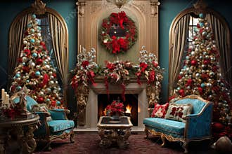 Vibrant holiday spirit and classic Christmas