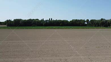green meadows and dry fields in bavaria a sunny day Filmed in UHD 4k