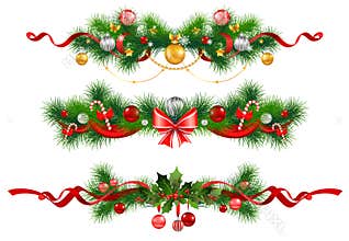 Christmas decoration with spruce tree