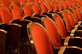 Chairs in a theater