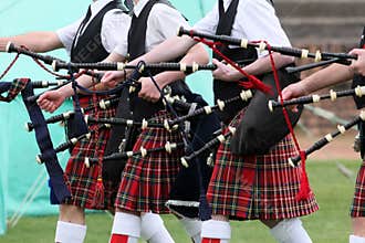 Scottish pipe band