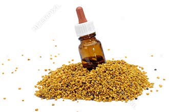 Flower pollen and medicine