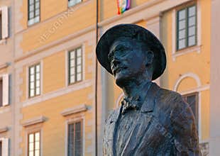 Bronze Statue of James Joyce in Trieste