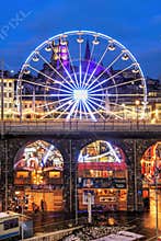 Christmas Market in Lausanne, Switzerland