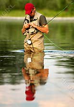 Fly fishing