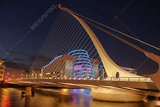 Samuel Beckett bridge. Dublin. Ireland