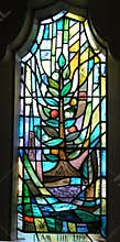 I Am The Life Stained Window