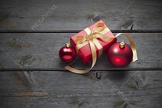 Christmas Wood Background