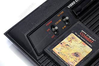 Atari VCS2600 Vintage Game Console System Isolated