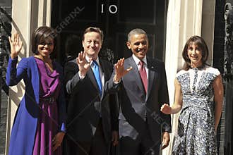 David Cameron, Michelle Obama, Barack Obama