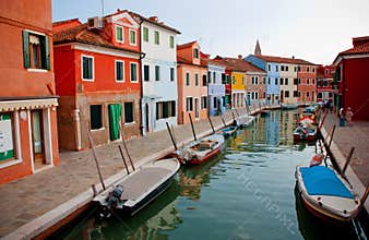 Burano island, Venice, Italy