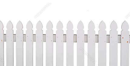 White fence