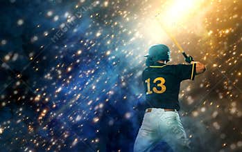 Baseball player. Game day. Download a high resolution photo to advertise baseball games in sports betting.