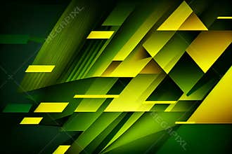 Abstract background for design in a beautiful green and yellow mix