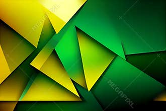 Abstract background for design in a beautiful green and yellow mix
