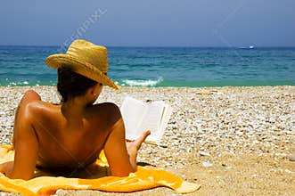 On holiday at the beach