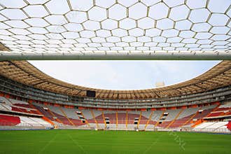 Lima Peru,new architecture of the field foodball soccer stadium- called national stadium