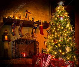 Christmas in the Family Room