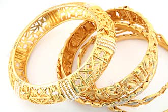 Gold bracelets 3