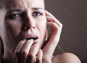 Crying woman