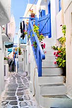 Streets of Mykonos