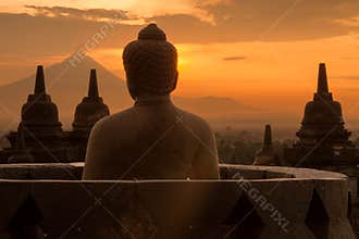 Buddha at Borobudur