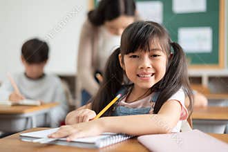 Asian Chinese school girl