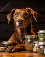 dog pet, cbd based medicine for animals generative ai