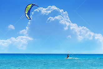 Kiteboarder