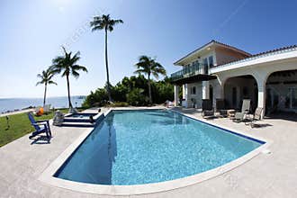 Swimming pool in the Florida