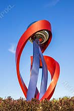 Hunter Brown's 'Life Blood' sculpture unveiled in The Aurora Highlands public art park