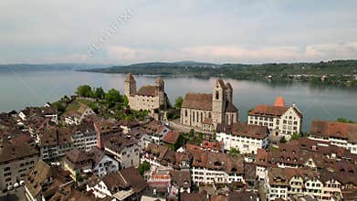 Rapperswil - Jona - scenic medieval town in lake Zurich