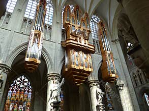 Saint Michel church organ Bruxelles