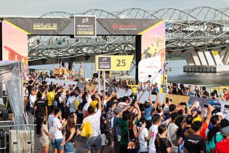 Tour de France Singapore Criterium 2022 Finish Line