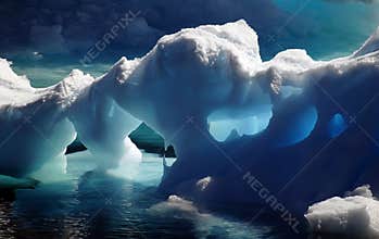 Antarctic ice caves
