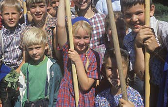 School children