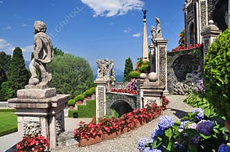 Botanical gardens, Borromeo palace, Isola bella.