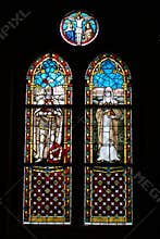 Stained glass window