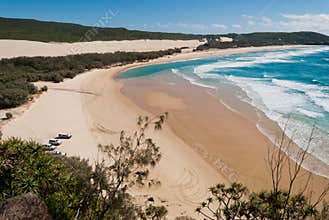 Fraser Island beach landscape