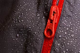 Waterproof fabric and zipper for outdoors