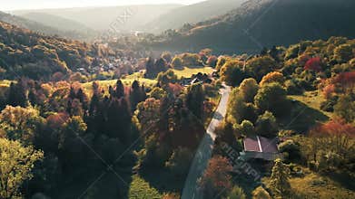 Idyllic landscape in Germany