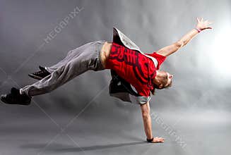 Young male dancer