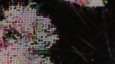 Broken LCD defect display spread black liquid